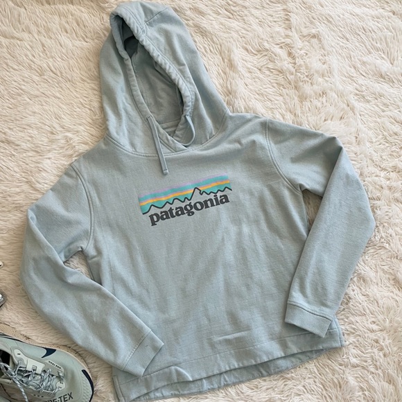 Patagonia Mint Pastel Hoodie Sweater Size M - Picture 10 of 11